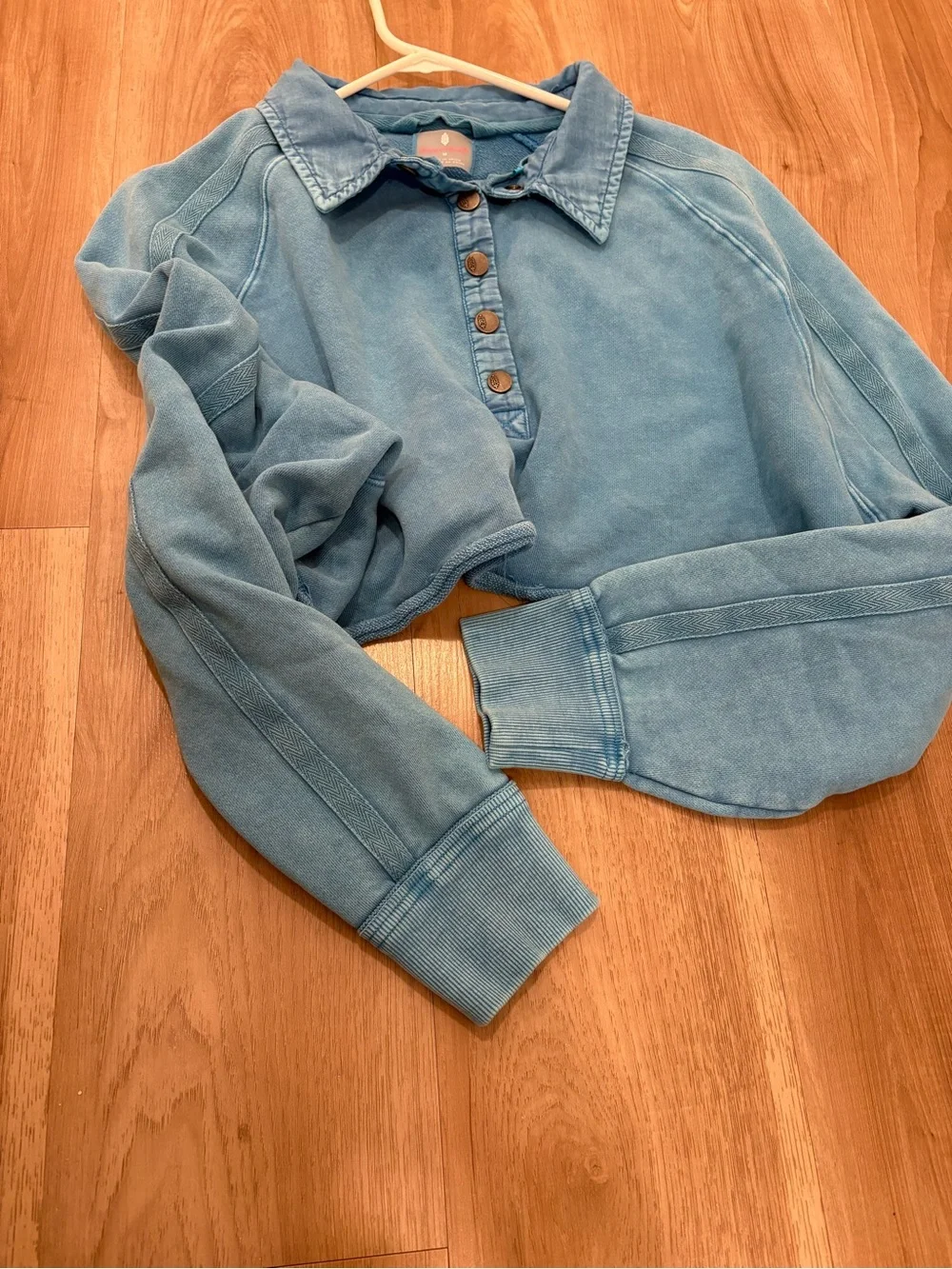 Free People Playoff Cropped Pullover - Picture 9 of 11